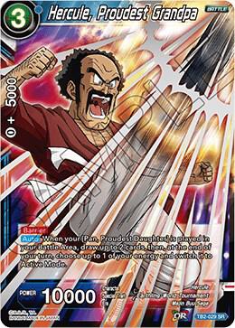 Hercule, Proudest Grandpa TB2-029 card from World Martial Arts Tournament