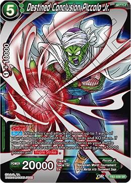 Destined Conclusion Piccolo Jr. TB2-039 card from World Martial Arts Tournament
