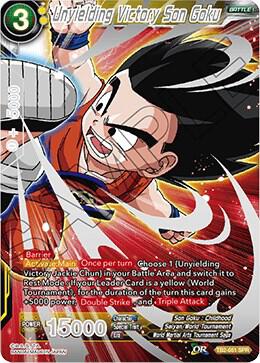 Unyielding Victory Son Goku (SPR) TB2-051 card from World Martial Arts Tournament