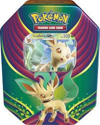 Evolution Celebration Tin [Leafeon GX] card from SM - Celestial Storm
