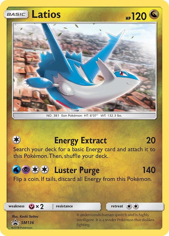 Latios SM136 card from SM Promos