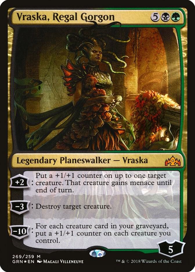 Vraska, Regal Gorgon 269 card from Guilds of Ravnica