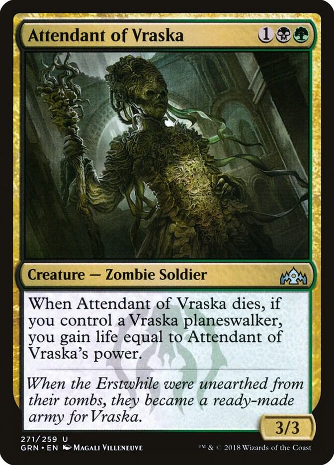 Attendant of Vraska 271 card from Guilds of Ravnica