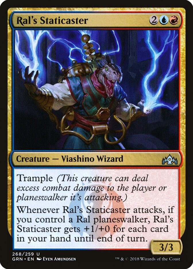Ral's Staticaster 268 card from Guilds of Ravnica
