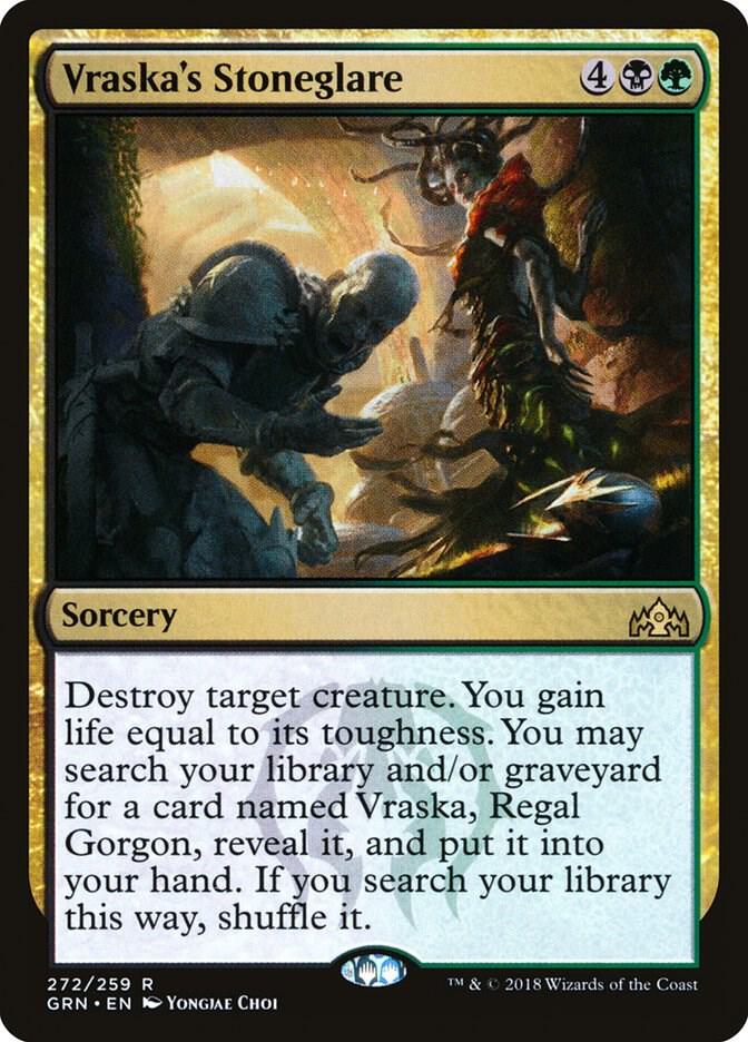Vraska's Stoneglare 272 card from Guilds of Ravnica