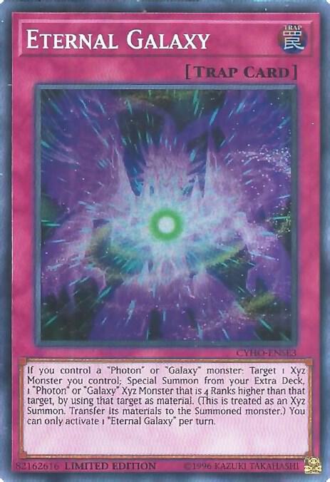 Eternal Galaxy CYHO-ENSE3 card from Cybernetic Horizon