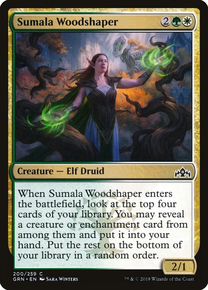 Sumala Woodshaper 200 card from Guilds of Ravnica