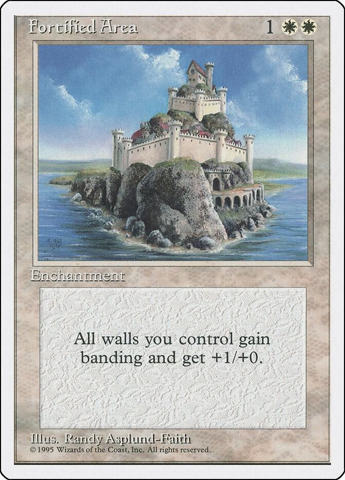 Fortified Area card from Fourth Edition