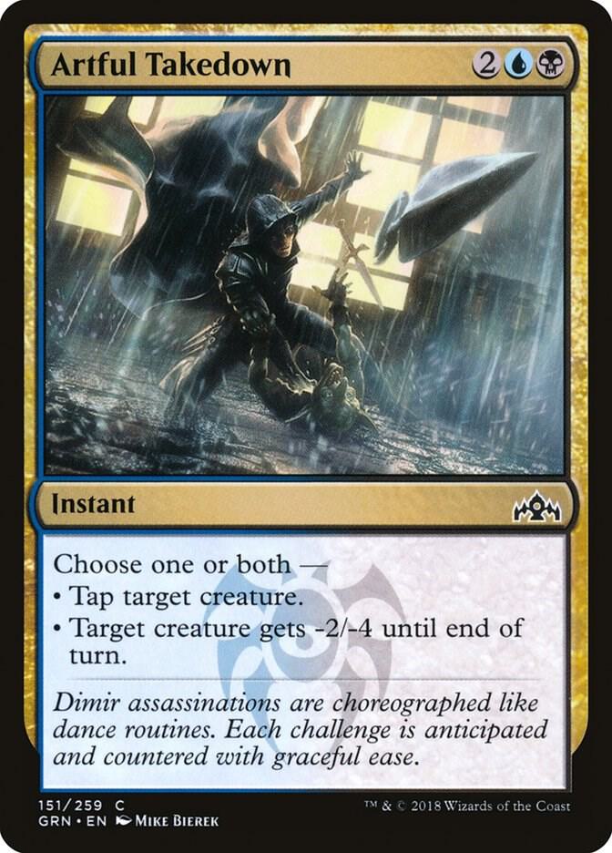 Artful Takedown 151 card from Guilds of Ravnica