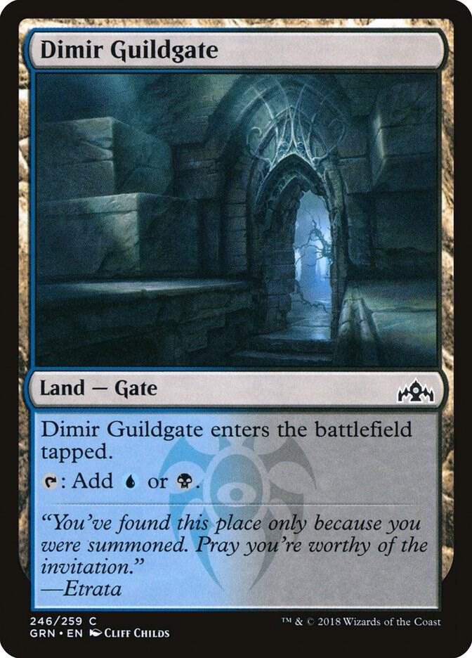 Dimir Guildgate 246 card from Guilds of Ravnica