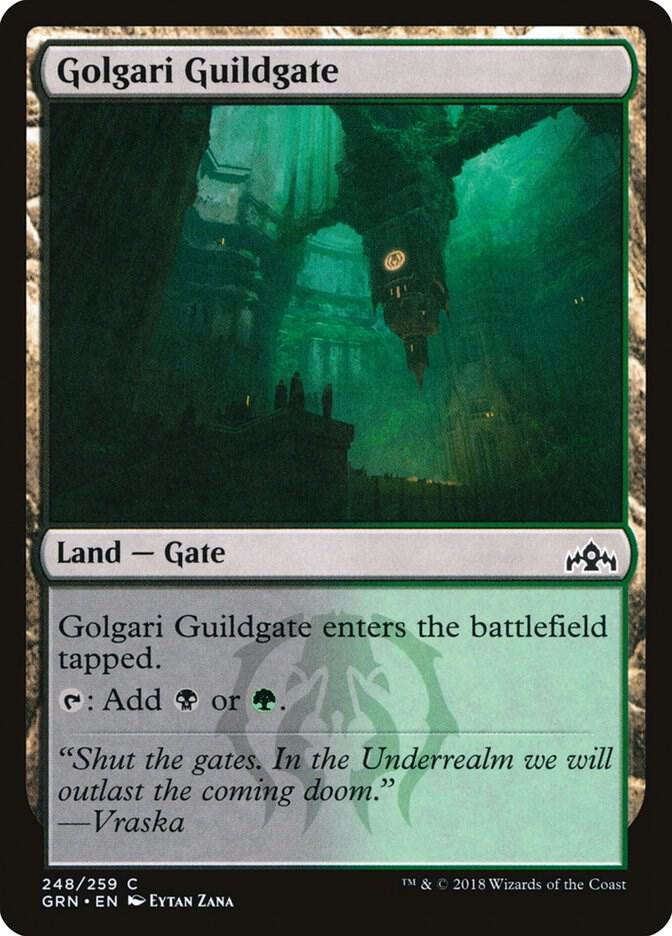 Golgari Guildgate 248 card from Guilds of Ravnica
