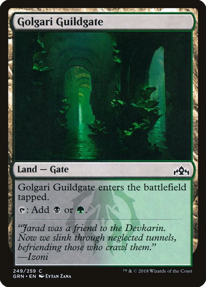 Golgari Guildgate 249 card from Guilds of Ravnica