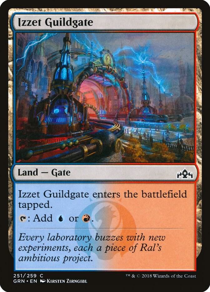 Izzet Guildgate 251 card from Guilds of Ravnica