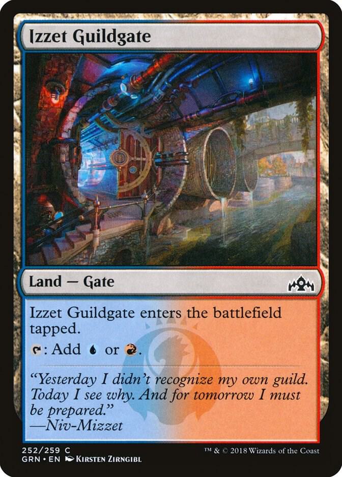 Izzet Guildgate 252 card from Guilds of Ravnica