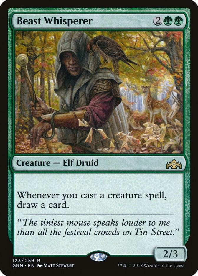 Beast Whisperer 123 card from Guilds of Ravnica