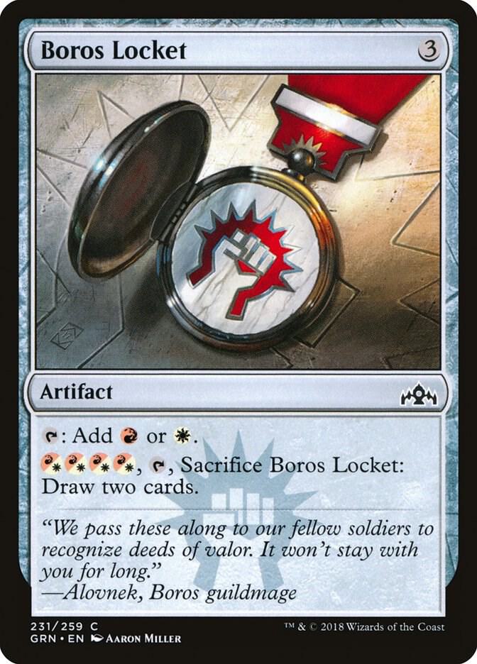 Boros Locket 231 card from Guilds of Ravnica