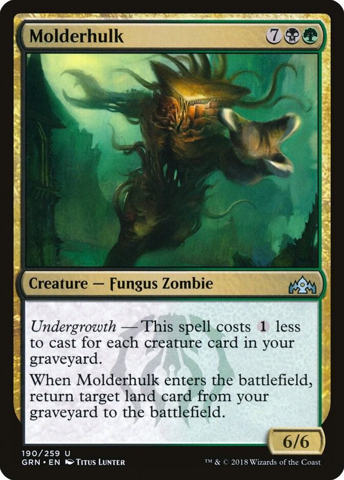 Molderhulk 190 card from Guilds of Ravnica