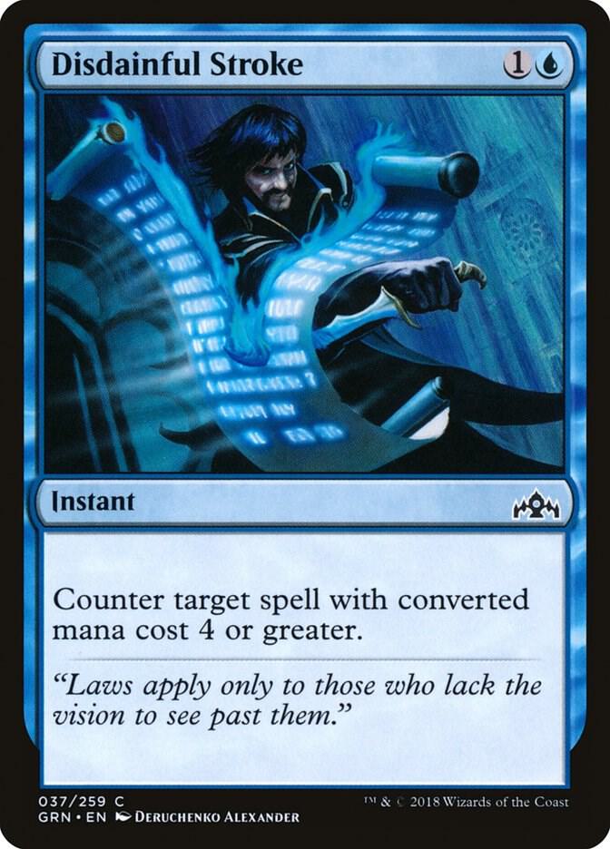 Disdainful Stroke 37 card from Guilds of Ravnica