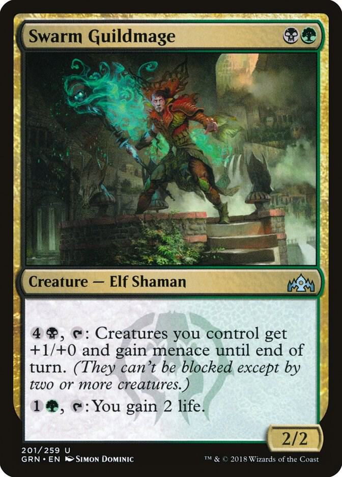 Swarm Guildmage 201 card from Guilds of Ravnica