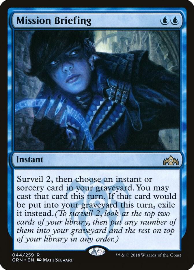 Mission Briefing 44 card from Guilds of Ravnica