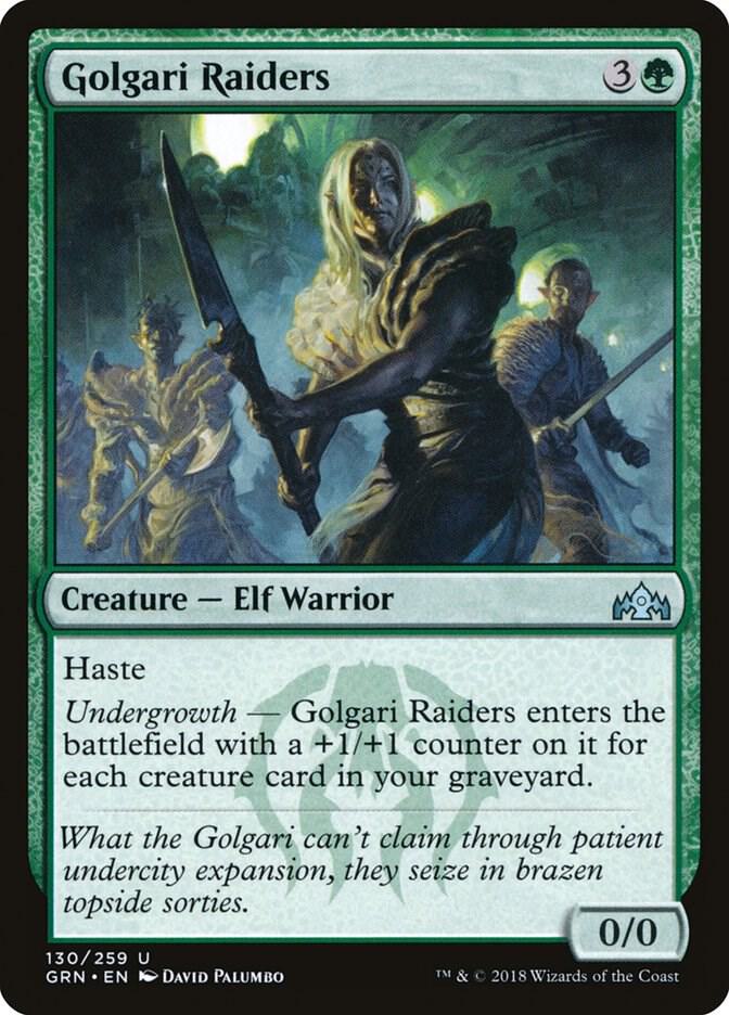 Golgari Raiders 130 card from Guilds of Ravnica