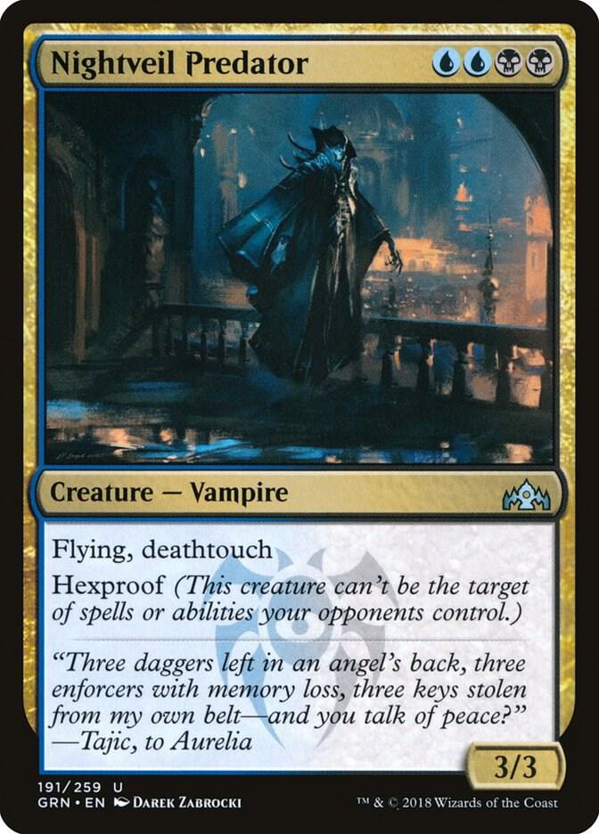 Nightveil Predator 191 card from Guilds of Ravnica