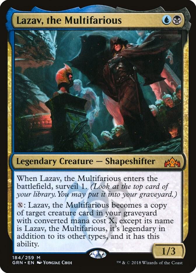 Lazav, the Multifarious 184 card from Guilds of Ravnica