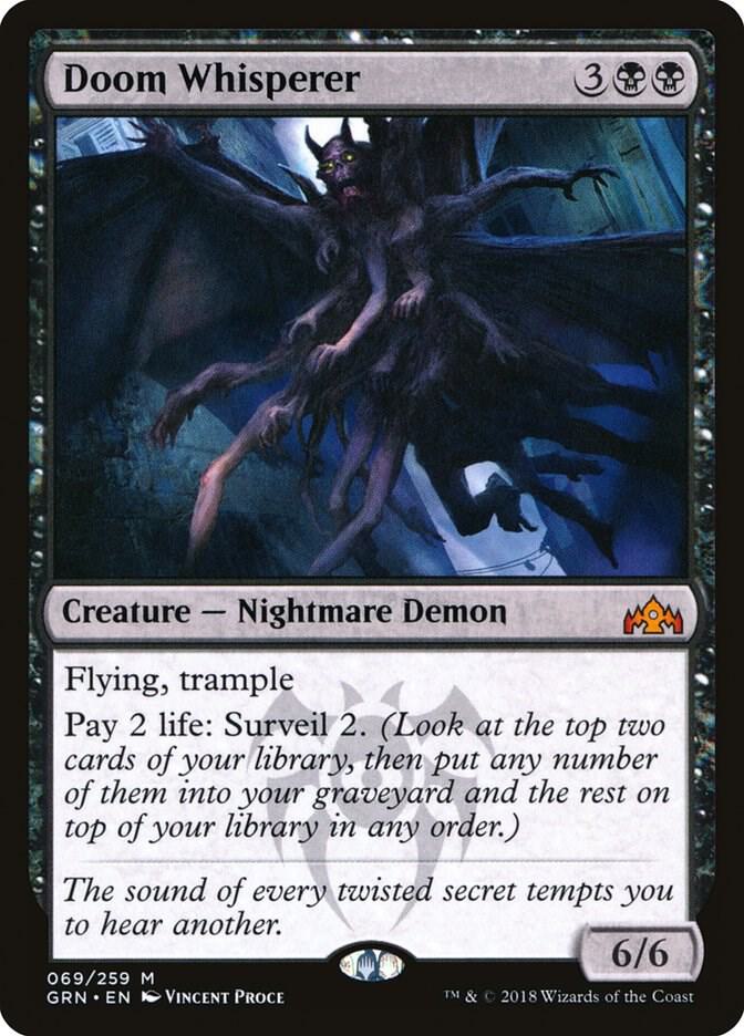 Doom Whisperer 69 card from Guilds of Ravnica