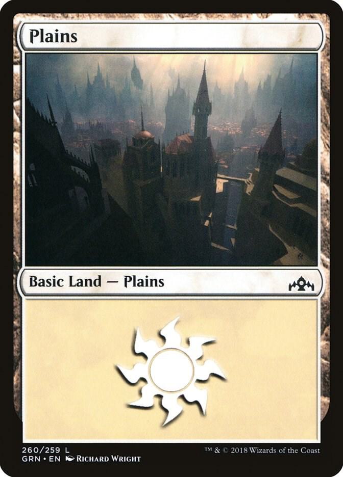 Plains 260 card from Guilds of Ravnica