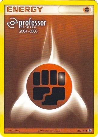 Fighting Energy (2004-2005) 105/109 card from Professor Program Promos