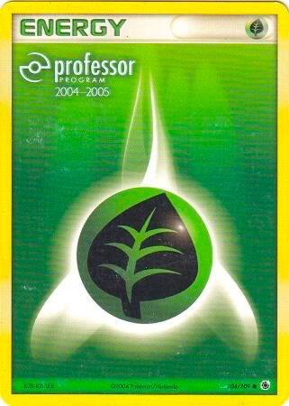 Grass Energy (2004-2005) 104/109 card from Professor Program Promos