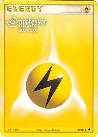 Lightning Energy (2004-2005) 109/109 card from Professor Program Promos