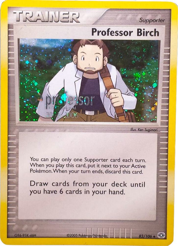 Professor Birch (2006) 82/106 card from Professor Program Promos