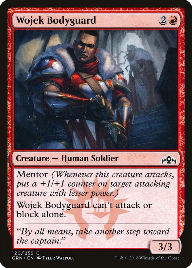Wojek Bodyguard 120 card from Guilds of Ravnica