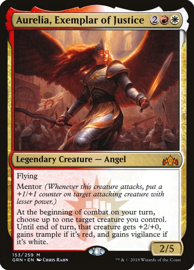 Aurelia, Exemplar of Justice 153 card from Guilds of Ravnica