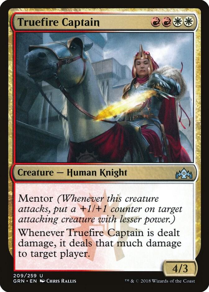 Truefire Captain 209 card from Guilds of Ravnica