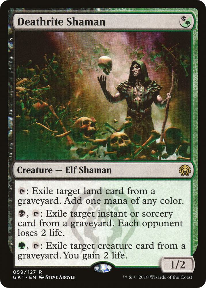 Deathrite Shaman 59 card from Guilds of Ravnica: Guild Kits