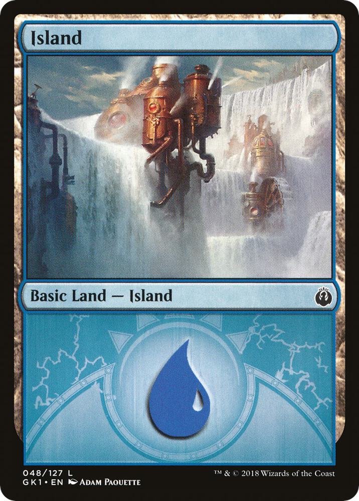 Island 48 card from Guilds of Ravnica: Guild Kits