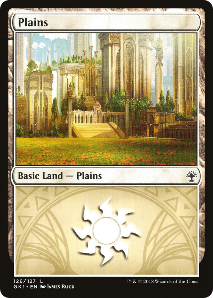 Plains 126 card from Guilds of Ravnica: Guild Kits