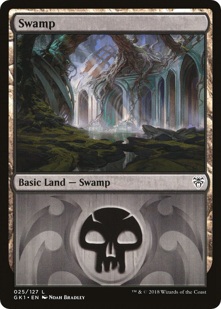Swamp 25 card from Guilds of Ravnica: Guild Kits