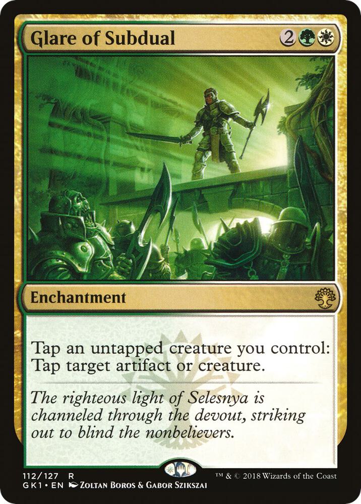 Glare of Subdual 112 card from Guilds of Ravnica: Guild Kits