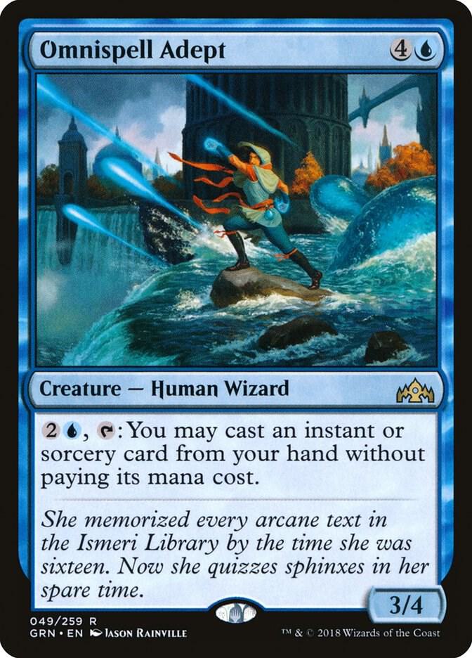Omnispell Adept 49 card from Guilds of Ravnica