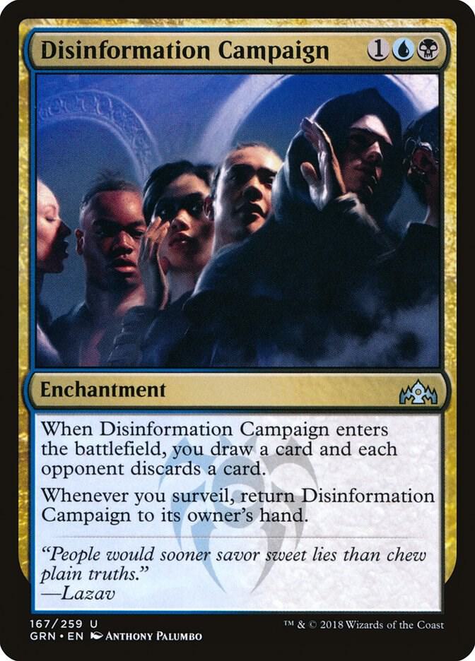 Disinformation Campaign 167 card from Guilds of Ravnica
