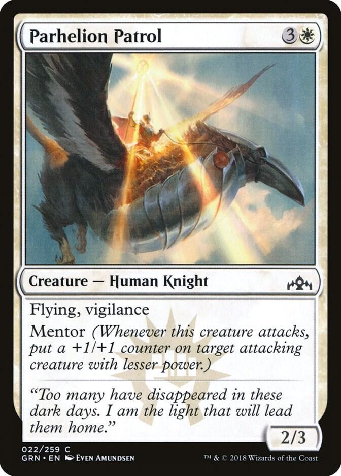Parhelion Patrol 22 card from Guilds of Ravnica