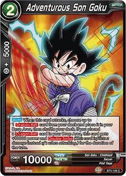 Adventurous Son Goku BT5-106 card from Miraculous Revival