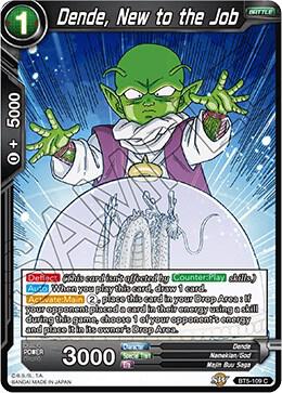 Dende, New to the Job BT5-109 card from Miraculous Revival