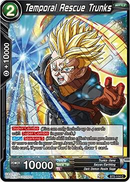 Temporal Rescue Trunks BT5-114 card from Miraculous Revival