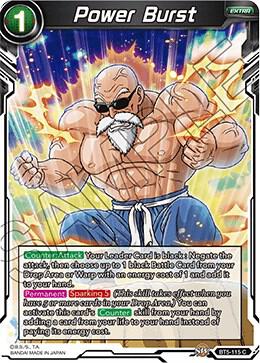 Power Burst BT5-115 card from Miraculous Revival