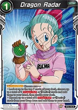 Dragon Radar BT5-116 card from Miraculous Revival