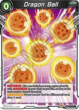 Dragon Ball BT5-117 card from Miraculous Revival